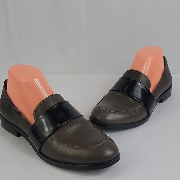 Madewell The Elin Loafer Flat Two Tone Leather - Picture 4 of 15